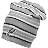 adidas San Antonio Spurs Silver-Black Long Reversible Knit Beanie