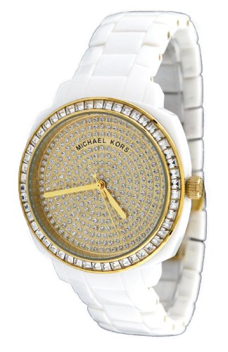 MICHAEL Michael Kors #MK5212 Womens White Acrylic Crystal Dial Watch