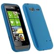 igadgitz Blau Glanz Dauerhafte Kristall Gel Skin TPU Tasche Schutz H�lle f�r HTC Radar C100e Windows Smartphone Mobile Phone Handy + Display Schutzfolie