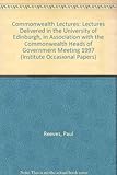 Commonwealth lectures