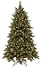 National Tree 5 Foot Frosted Berry Memory-Shape Tree with Cones, Red Berries, 450 Dual LED Lights with PowerConnect and 9 Function Footswitch, Hinged (FRB3-302PD-50M)