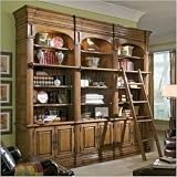 Hooker Furniture 431-10-425 New Castle Wall Bookcase - Old World Finish