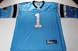Cam Newton Carolina Panthers Blue Sewn Jersey - Size 50 (Large)