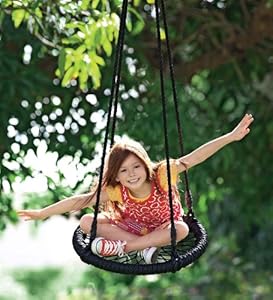 Round-and-Round Nylon Rope Outdoor Swing