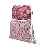 Bumkins Waterproof Tote Bag - Raspberry Paisley