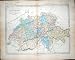 1860 Map Switzerland Lake Neuchatel Walden Geneva