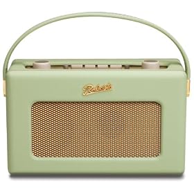 Roberts RD60 Revival DAB/FM RDS Digital Radio with Up to 120 Hours Battery Life - Leaf