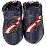 Robeez Infant/Toddler Race Car Soft Sole Crib Shoe