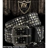 【HTC】 2012s/sモデル 5000スタッズ スワロフスキーレザーベルトDELUXE/ブラック
