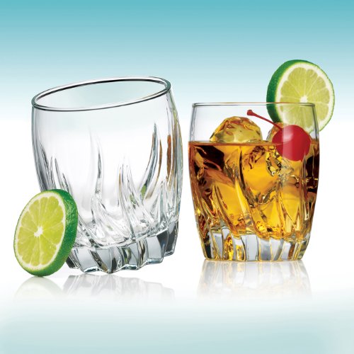 5TH AVENUE COLLECTION 4PC ON THE ROCKS GLASSWARE SET