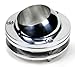 Ididit Steering 2401500040 2â€ Polished Aluminum Swivel Ball Floor Mount