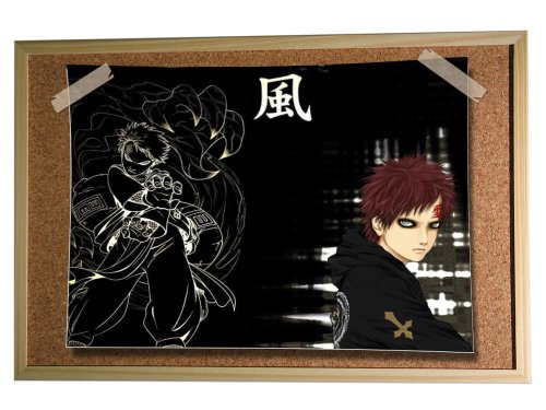 Animated Anime Naruto Gaara Poster Print Print Size:16 x 12 (40 x 30 cm Approx)