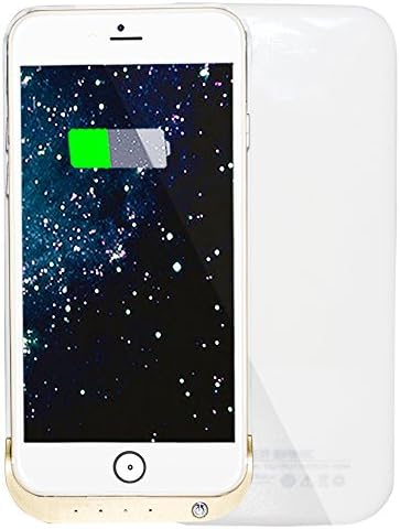 BSHW iPhone 6 Battery Case, Ultra-Slim Protective iPhone 6 Charging Case with Removable / Rechargeable Power Cover Power Bank Battery Pack /Support / 4.7 Inch-Model Only] ----Battery Case for Apple iPhone 6 (Golden)