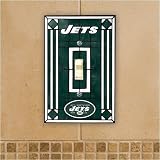 New York Jets - NFL Art Glass Single Switch Plate Cover