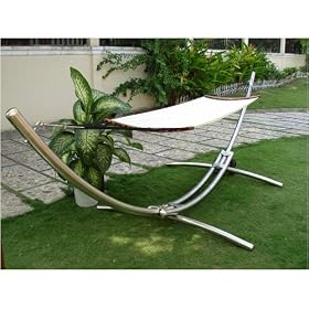 Laio Arc Hammock Stand (Metal) (51H x 59W x 170D) by Hammock Stands