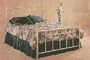Chelsea Polished Brass King Headboard Footboard