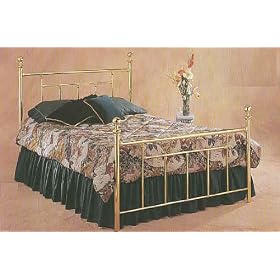 Chelsea Polished Brass King Headboard Footboard