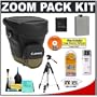 Canon Zoom Pack 1000 Holster Case + Tripod + LP-E5 Battery + Accessory Kit for EOS Rebel XS, XSi & T1i Digital SLR Camera