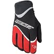 Joe Rocket Crew Men's Leather Street Motorcycle Gloves - Black/Red