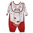 Newborn Boys 4pc First Place Racer Pants Set.