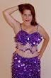 Purple Bra with Pallettes