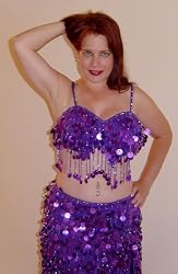 Purple Bra with Pallettes