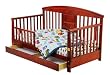 Dream On Me Deluxe Toddler day Bed, Cherry