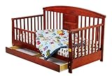 Dream On Me Deluxe Toddler day Bed, Cherry