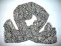 Sage Sultan Design Hand Printed 100% Cotton Anokhi Scarf with Beaded Borders, 15 inches X 60 inches