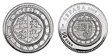 Spain 2009 50 Euro Jewels of Numismatics 5 oz Silver Proof Coin