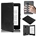 TOOPOOT(TM) Premiu Ultra Slim Leather Smart Case Cover For New Amazon Kindle Paperwhite 5 (Black)
