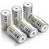 EBL&reg; 10000mAh Ni-MH Rechargeable D Batteries, 6 Pack