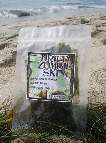 Dried Zombie Skin (Crunchy Salty Nori Dried Seaweed)