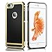 iPhone 6S case, technext020 iPhone 6S Cover iPhone 6 Protective Silicone Bumper Slim Soft Black Gold Back Panel offers excellent Grip
