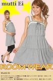 mutti Eiムッティアイ　C/T天竺レース使いティアードチュニック　585775　チャコール　M