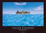 Island Paradise (French Polynesia) Art Poster Print - 24 X 36