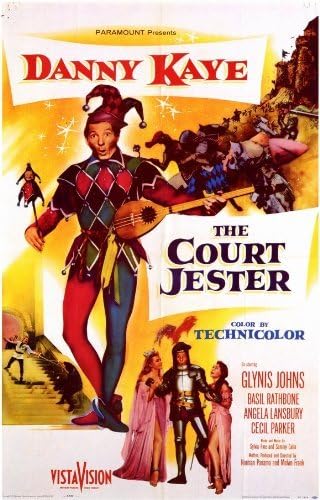 Unframed canvas prit poster The Court Jester Movie Danny Kaye Glynis Johns Basil Rathbone Angela Lansbury 24x36inch(60x90cm)