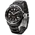 Detomaso Classic Herren-Armbanduhr Automatik SAN REMO Black Silver