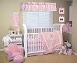 VERSAILLES PINK- 4 PC CRIB SET - BABY BEDDING SETS