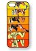 Apple iPhone 5 5G 5S Naruto Uzumaki Anime Design BLACK Sides Slim HARD Case Skin Cover Protector Acc