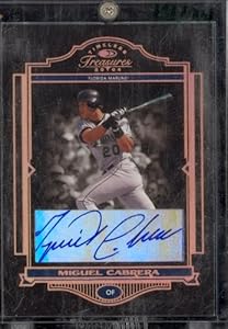04 Donruss Timeless Treasures Miguel Caberera Auto /24