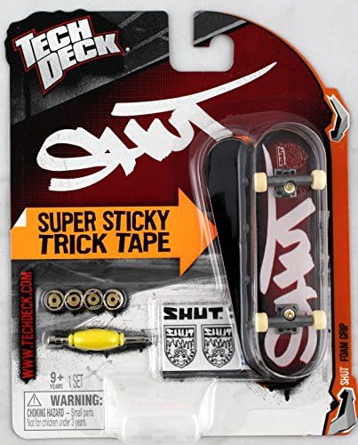 1 TECH DECK 96mm FINGERBOARD - SHUT BOARD (White) - Retired - New