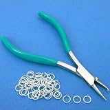 50 Sterling Silver Split Rings & Split Ring Pliers