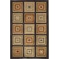 Mohawk Home Radiant Squares Rug Collection - Dusty Black