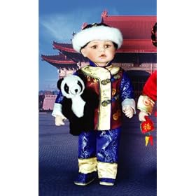 Lok 18 Porcelain Oriental Doll Duck House ~Retired by Duck House Dolls