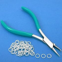 50 Sterling Silver Split Rings & Split Ring Pliers