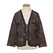 Lipstik Toddler Girls Brown Leopard Print Ruffle Zipper Jacket 3T-10