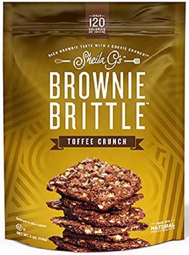 Sheila G's Toffee Crunch Brownie Brittle, 5 Oz (Pack of 6)