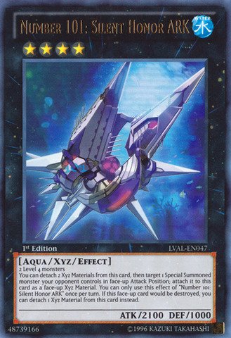 Yu-Gi-Oh! - Number 101: Silent Honor ARK (LVAL-EN047) - Legacy of the Valiant - 1st Edition - Ultra Rare