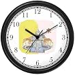 St. Peter's Basilica - Vatican City - Christian Theme Wall Clock by WatchBuddy Timepieces (Black Frame)